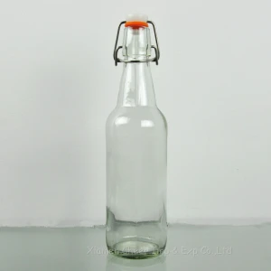 330 ml stiklo butelis su sūpynės viršuje